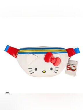Loungefly Sanrio Hello Kitty 50th Anniversary Cosplay Belt Shoulder Bag Purse